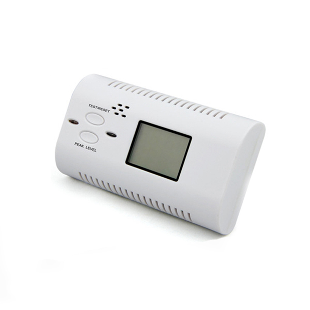 LCD Smart Voice Carbon Monoxide Detector CO Alarm Sensor Poison Gas Fire Smoke Alarm Alarm with Voice Alarm